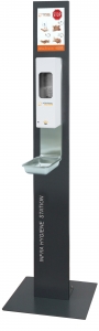 Infra Hygiene Station mit Standfuß 1000ml Euroflasche