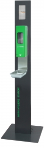 Infra Hygiene Station mit Standfuß 1000ml Euroflasche