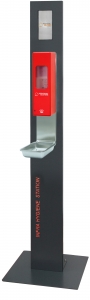 Infra Hygiene Station mit Standfuß 1000ml Euroflasche