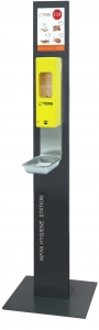 Infra Hygiene Station mit Standfuß 1000ml Euroflasche