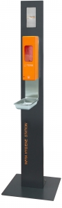 Infra Hygiene Station mit Standfuß 1000ml Euroflasche