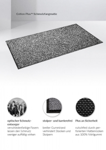 Schmutzfangmatte Cotton Plus ®, 85×150