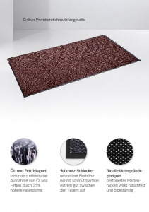 Schmutzfangmatte Cotton Plus ®, 115×200