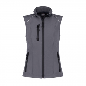 Damen-Softshellweste GREY BULL 2.0