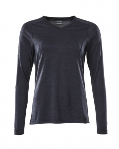 Damen T-Shirt, Langarm meliert, Kaufartikel