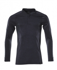 Polo-Shirt, Langarm meliert, Kaufartikel