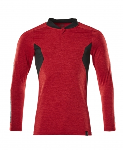 Polo-Shirt, Langarm meliert, Kaufartikel