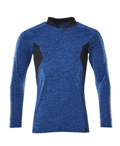 Polo-Shirt, Langarm meliert, Kaufartikel
