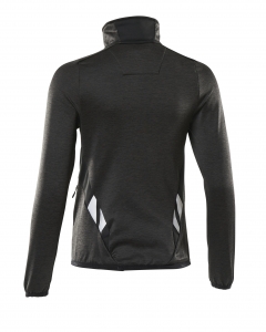 Damen Fleecepullover mit kurzem Reißverschluss, Kaufartikel