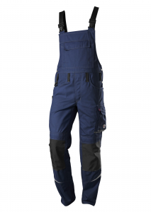 Latzhose COMFORT PLUS, mit Knietasche und Reflexblitzen
