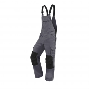 Latzhose GREY BULL 2.0 mit Knieverstärkung