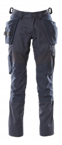 Hose mit Knie- und Hängetaschen, Stretch-Einsätze