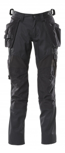 Hose mit Knie- und Hängetaschen, Stretch-Einsätze