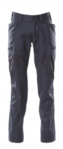Hose mit Schenkeltaschen, Stretch-Einsätze
