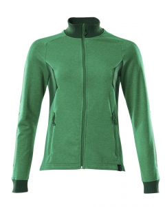 Damen Sweatshirt mit Reißverschluss, Ladies Fit