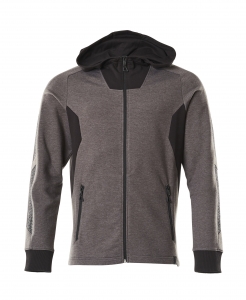 Kapuzensweatshirt mit Reißverschluss, Modern Fit