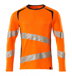 T-Shirt ACCELERATE SAFE, moderne Passform, Langarm