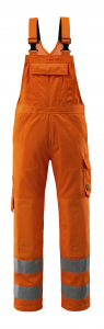 Latzhose SAFE LIGHT UNI mit Knietaschen