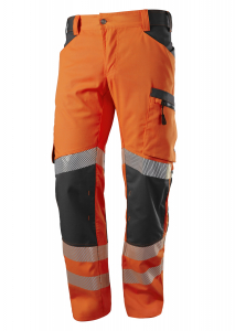 Bundhose Hi Vis COMFORT Stretch mit Knietaschen