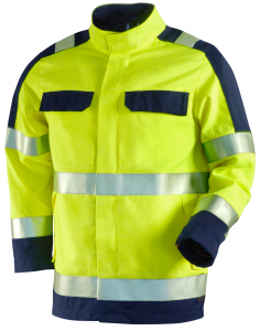 Jacke HIGH VIS MULTINORM leicht mit Chemiekalienschutz
