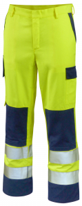 Bundhose HIGH VIS MULTINORM leicht mit Chemiekalienschutz