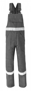 Latzhose 5 SAFETY mit Reflexstreifen