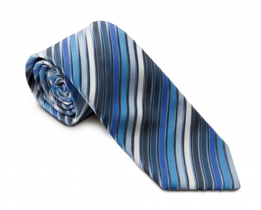 Krawatte blau gestreift