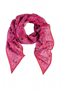 Schal bedruckt beere paisley