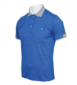ESD Damen-Polo-Shirt CONDUCTEX Cotton Knit, 1/4A