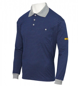 EPA Polo-Shirt CONDUCTEX Cotton Knit, langarm