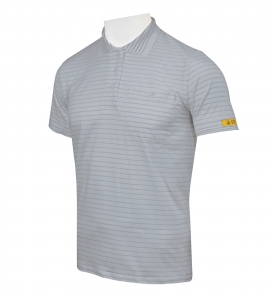 ESD Damen-Polo-Shirt CONDUCTEX Cotton Knit, 1/4A