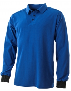 ESD U-Polo-Shirt, langarm mit Brusttasche