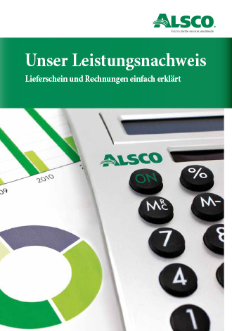 Broschüre Alsco Unser Leistungsnachweis