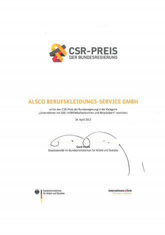 Auszeichnung CSR_PREIS_Nominierung_der_Bundesregierung_2013