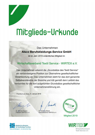 WIRTEX Membership Certificate-2019