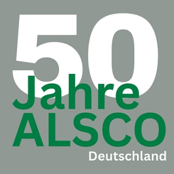 Logo 50 Jahre Alsco Deutschland