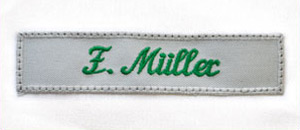 Alsco Stickemblem F. Müller
