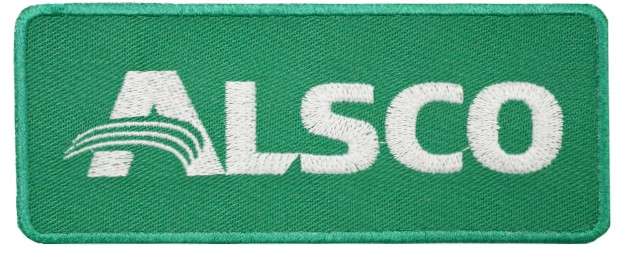 Alsco Stickemblem in grün