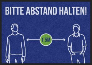 Matte -Hygiene- BITTE ABSTAND