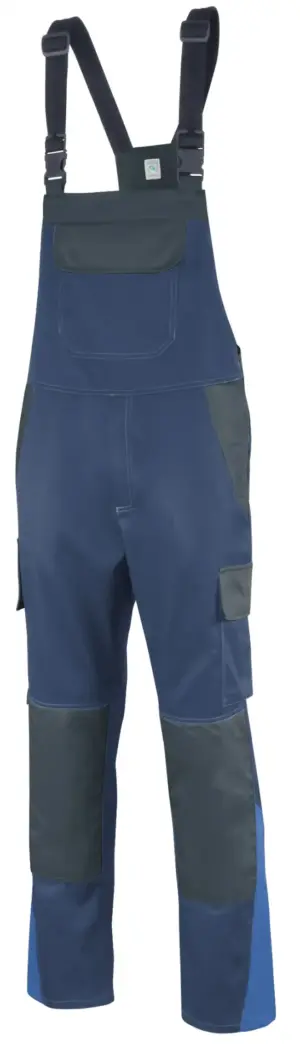 Latzhose ecoRover Safety, mit Chemikalienschutz, mit Knietaschen