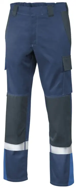 Bundhose ecoRover Safety, mit Chemikalienschutz, mit Reflexstreifen und Knietaschen