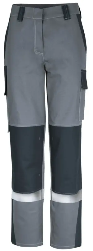 Damen Bundhose ecoRover Safety, mit Chemikalienschutz, mit Reflexstreifen und Knietaschen
