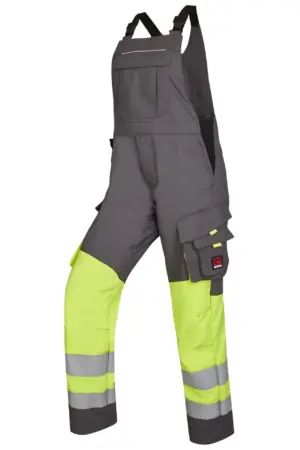 Latzhose Multi Light Hi Vis I, mit Chemikalienschutz, 1-lagig