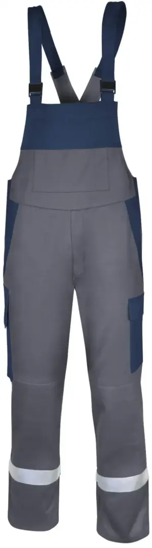 Latzhose Der Komfortable ohne Chemikalienschutz, mit Reflexstreifen