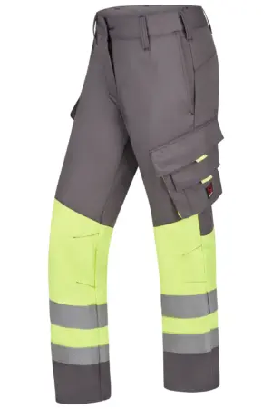 Damen Bundhose Multi Light Hi Vis I, ohne Chemikalienschutz, 1-lagig, mit Knietaschen