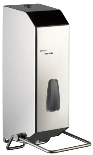 Alsco INOX Flüssigseifenspender Ellenbogenhebel Kartusche