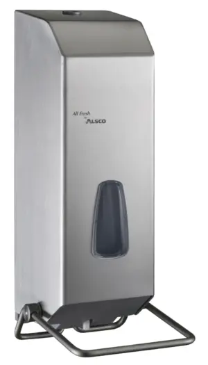 Alsco INOX Flüssigseifenspender Ellenbogenhebel Kannenbefüllung