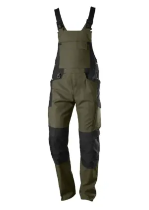 Latzhose BPlus Green mit Knietaschen