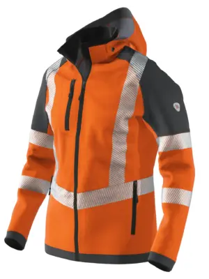 Softshelljacke Hi Vis Comfort mit Kapuze