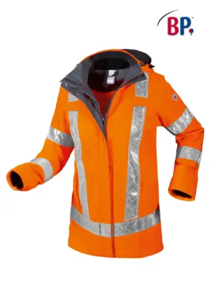 Damen Warn-/Wetterschutz-Jacke Hi Vis Comfort Weather, lang